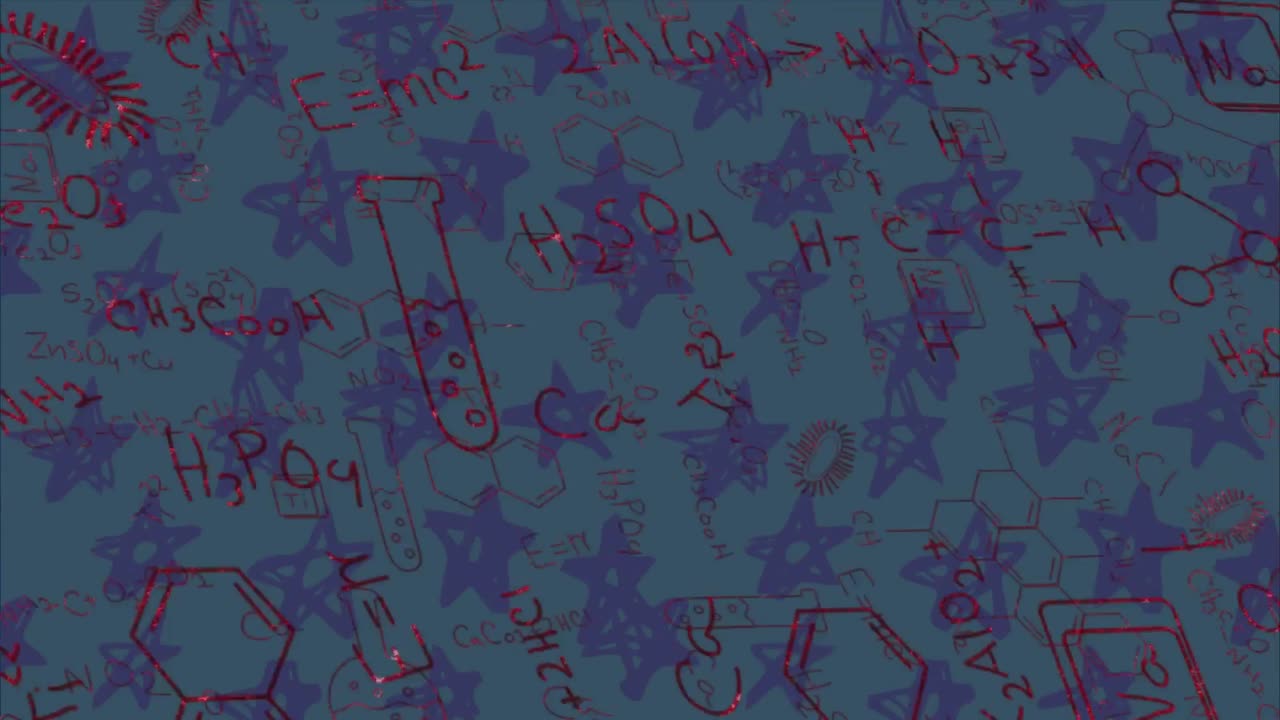 미국 발 위의 과학 데이터 처리의 애니메이션.