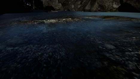 4k astrophotography star trails over sandstone canyon walls