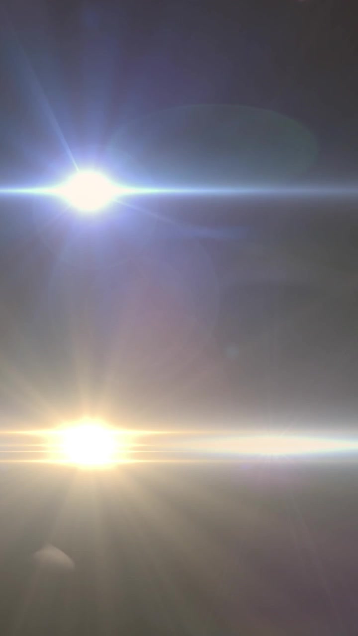 Animatie van lichtsporen en lichtpunten op zwarte achtergrond