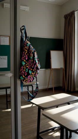 empty classroom