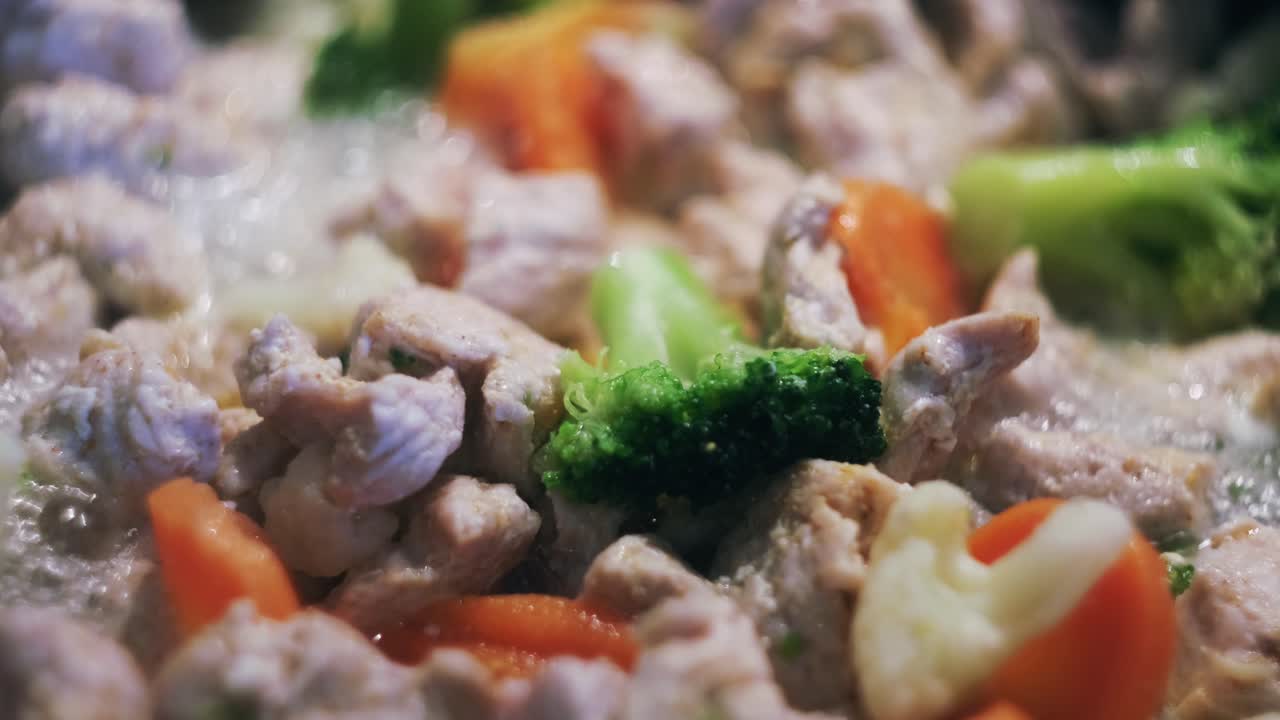 Chicken Stir-Fry in Progress