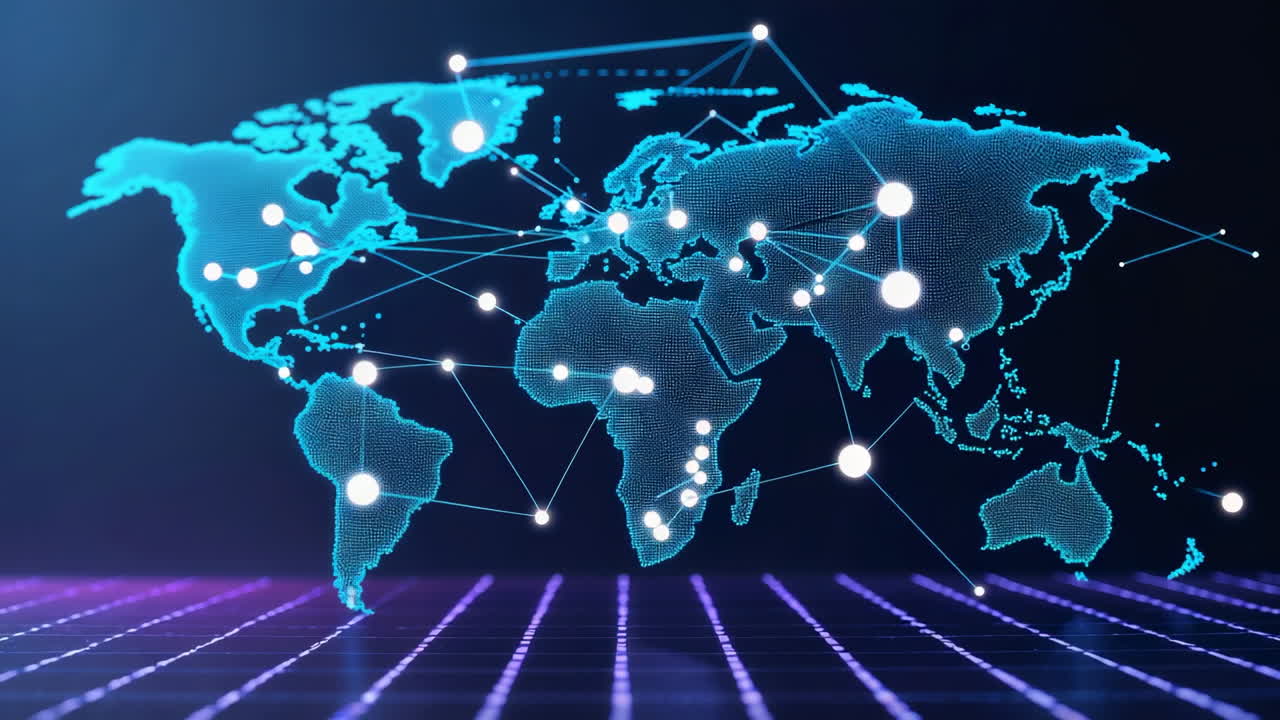 Global Digital Network Map