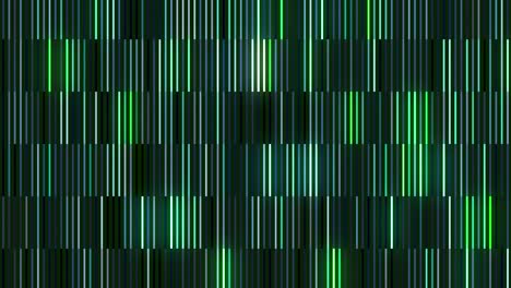 abstract vertical lines with glowing green lights