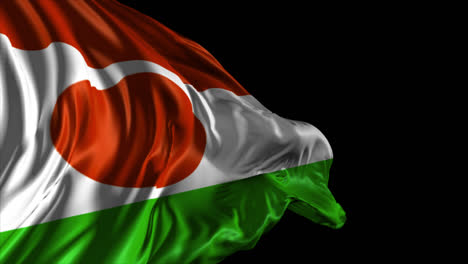waving flag of tajikistan