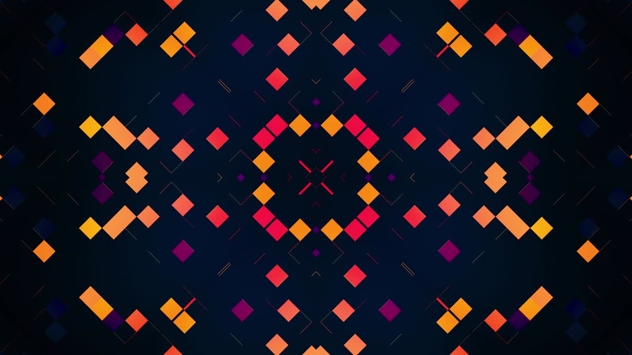 patrón de bloqueo de color con movimiento sin fin sin problemas de bucle de fondo de video