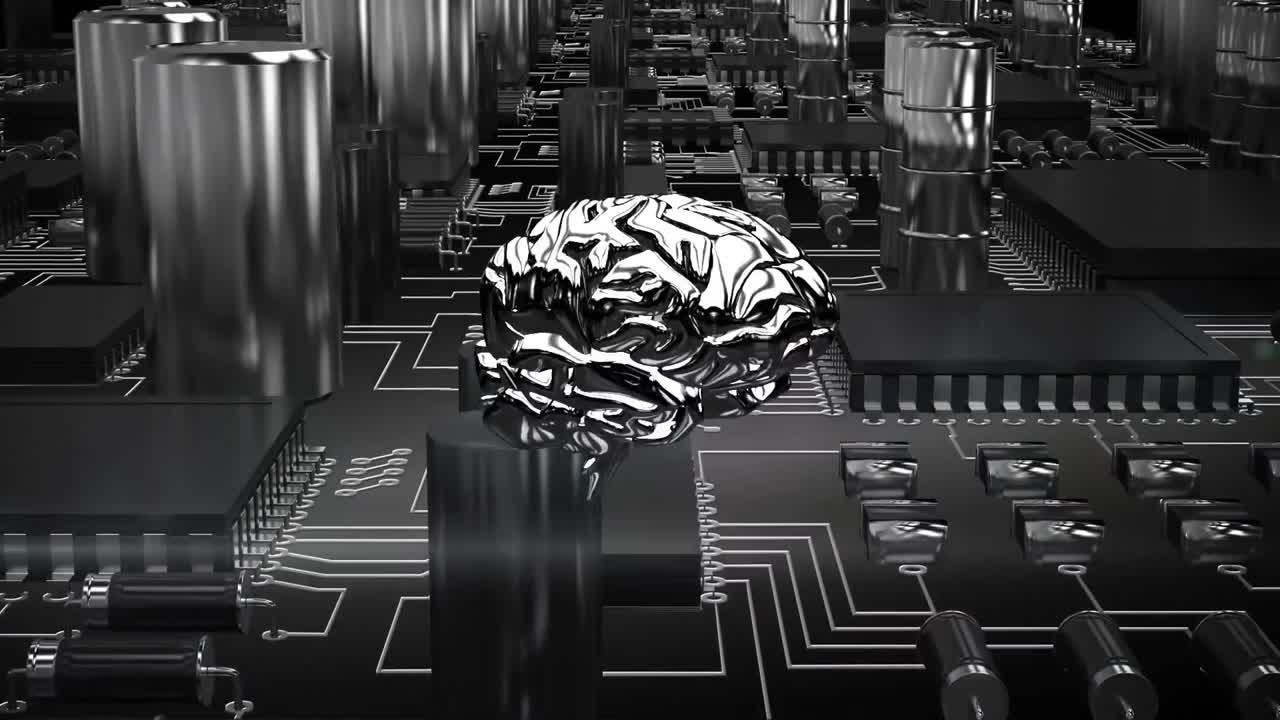 Metallic brain and computer circuit board