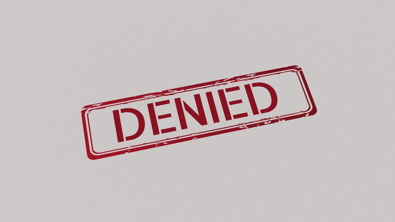se denegó el sello