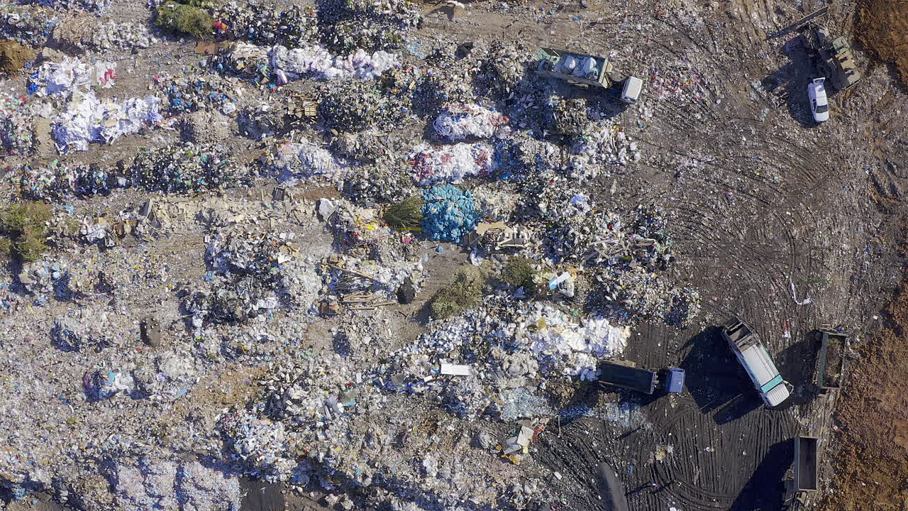 un espacio para la eliminación de materiales de desecho