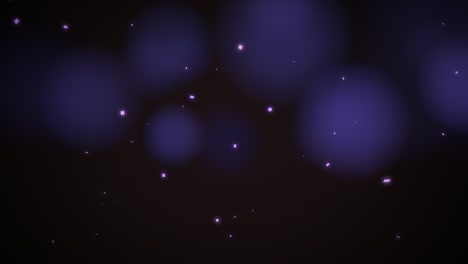 gran bokeh redondo púrpura en fondo oscuro