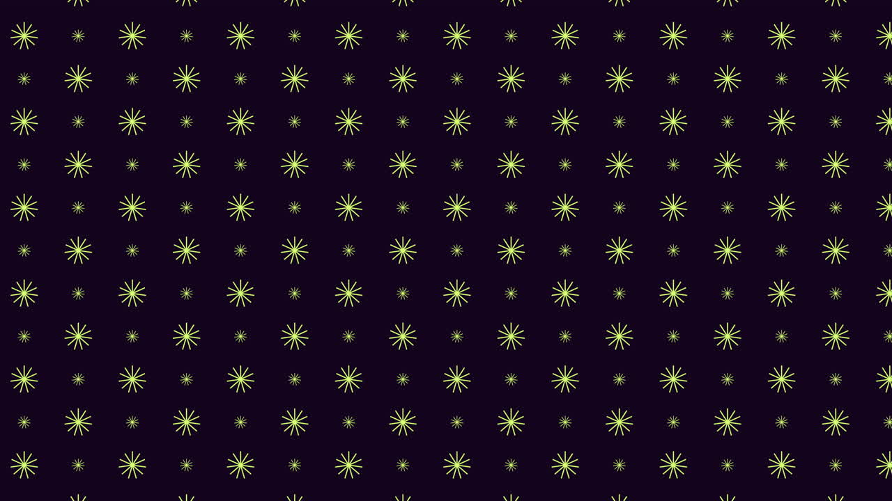 Symmetrical celestial pattern featuring five-point stars on a dark background. The stars are set in a symmetrical arrangement, repeated to form a larger design
