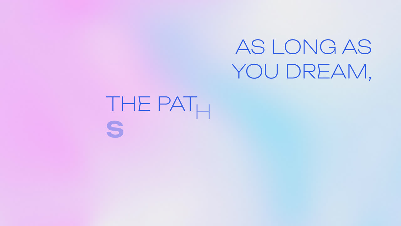 Inspirational Quote on Dream and Path