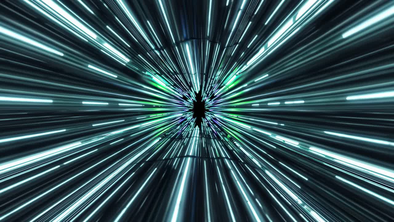 Glowing Lines Tunnel Effect