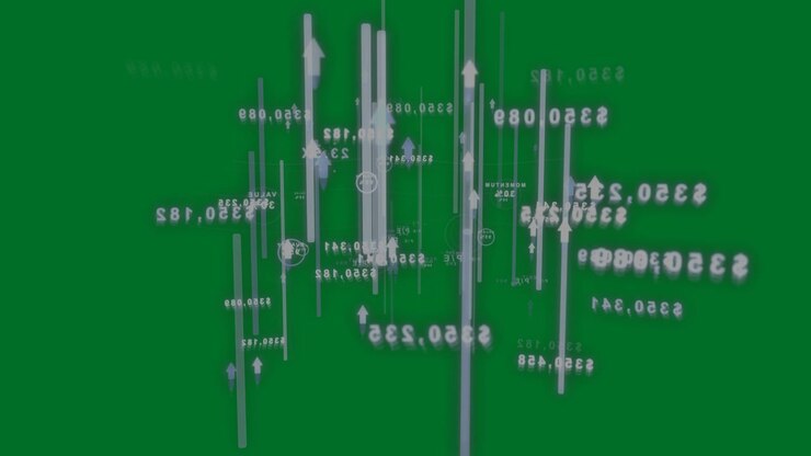Floating HUD cluster pulsing when orbit starts revealing data for display on transparent background
