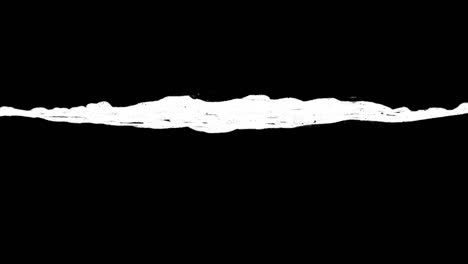 sea waves break on a beach. seamless looped black and white animation