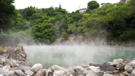 thermal valley hot spring in beitou, taiwan taipei