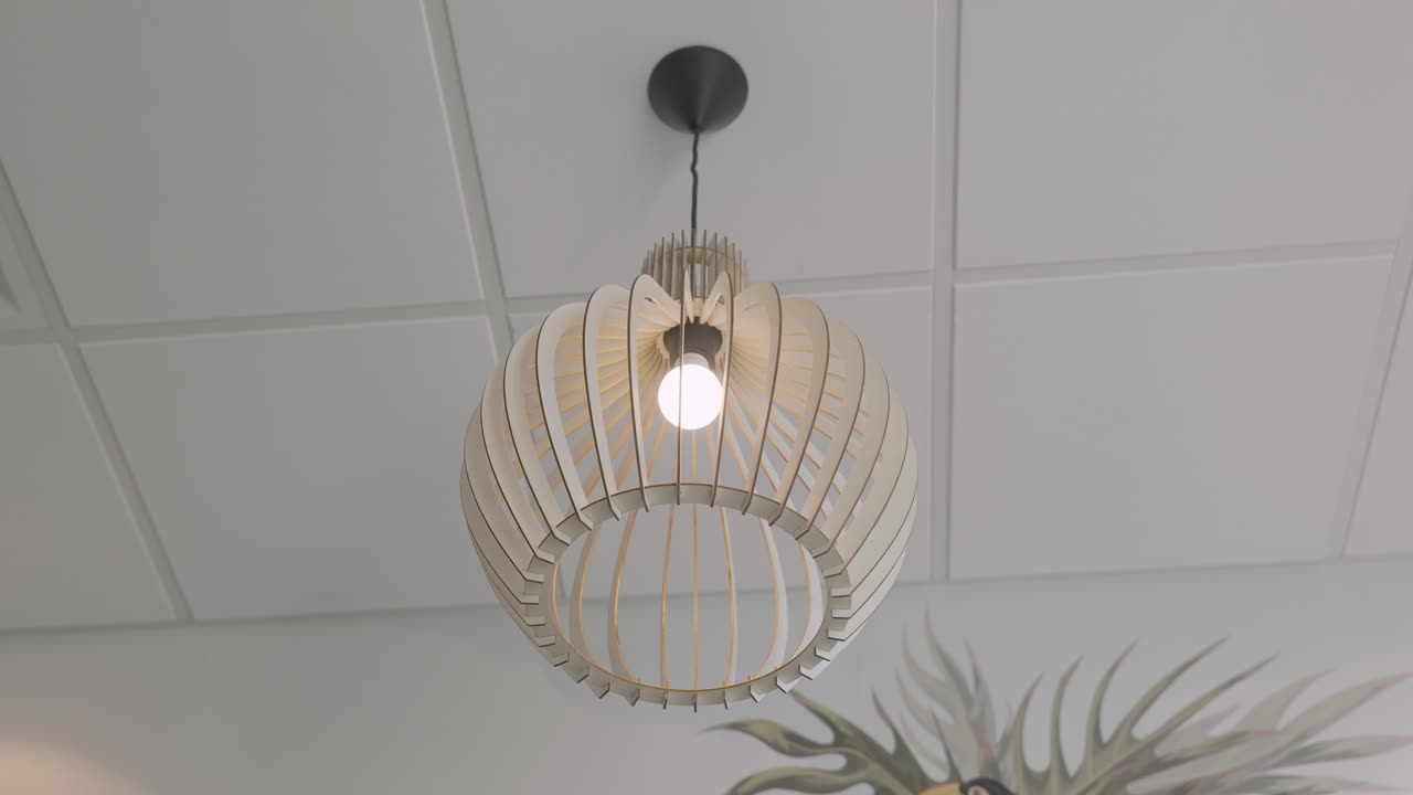 morden 사무실의 실내 조명