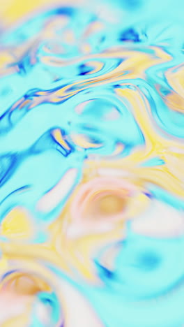 abstract flowing liquid, 3d rendering.