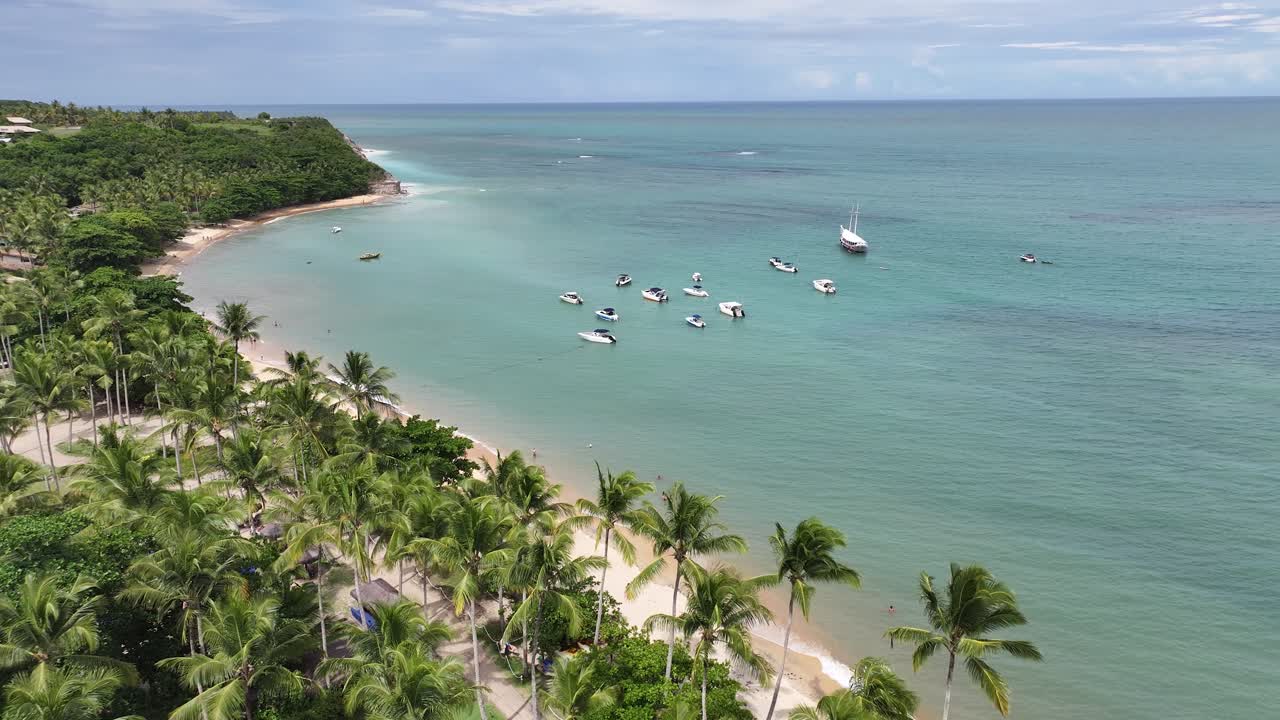 Playa del Espejo en Porto Seguro, Bahía, Brasil.