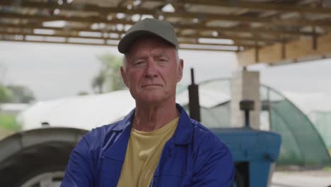 Mature-man-working-on-farm