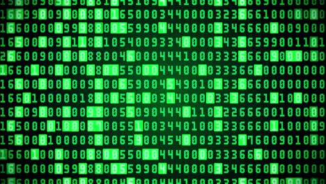 4k technical environment programming binary code in the future technology loop background.