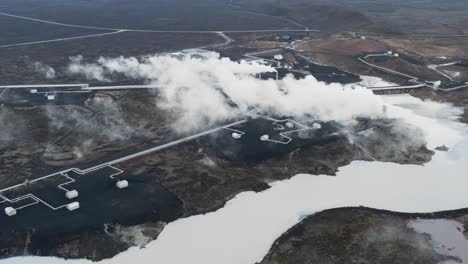 renewable geothermal electricity power plant in iceland, reykjanesvirkjun