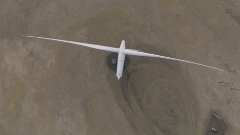 drone aerial of wind turbines in southern washington-5