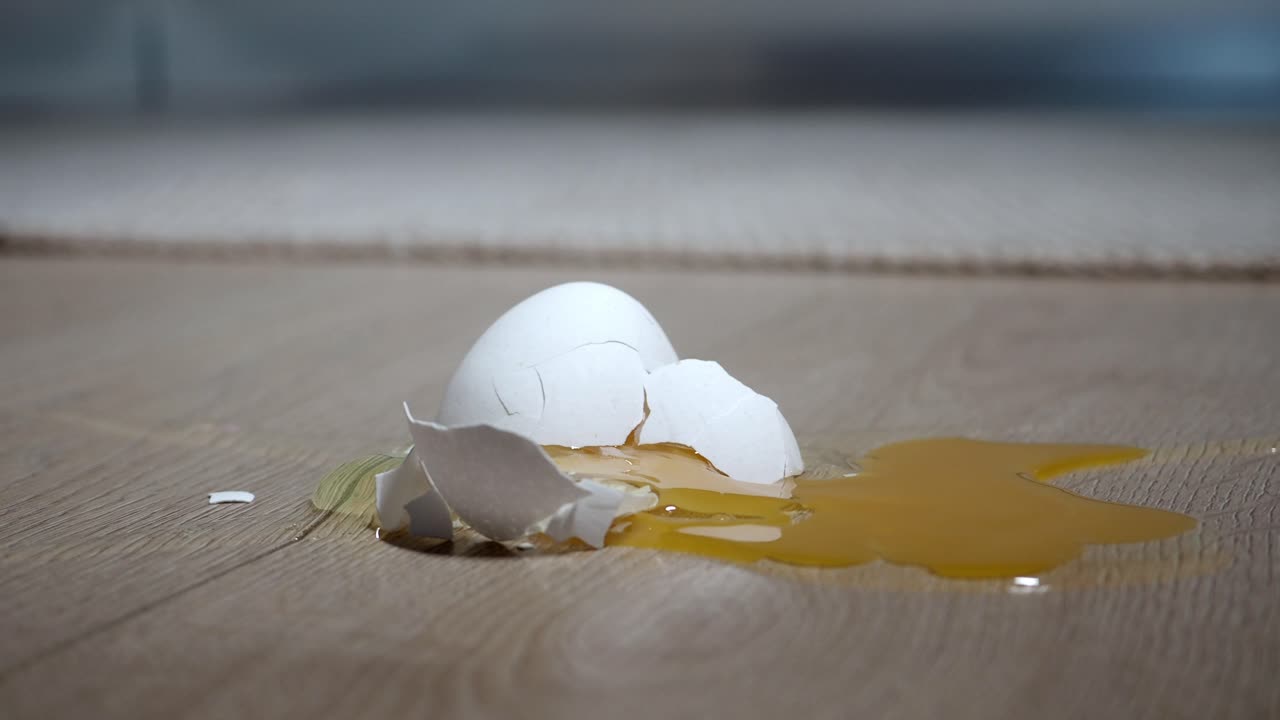 Broken Egg on the Floor