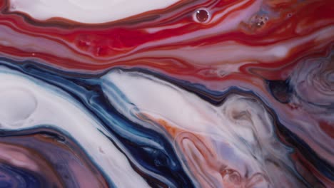 multi color rojo blanco azul superficie del planeta movimiento líquido textura de fondo