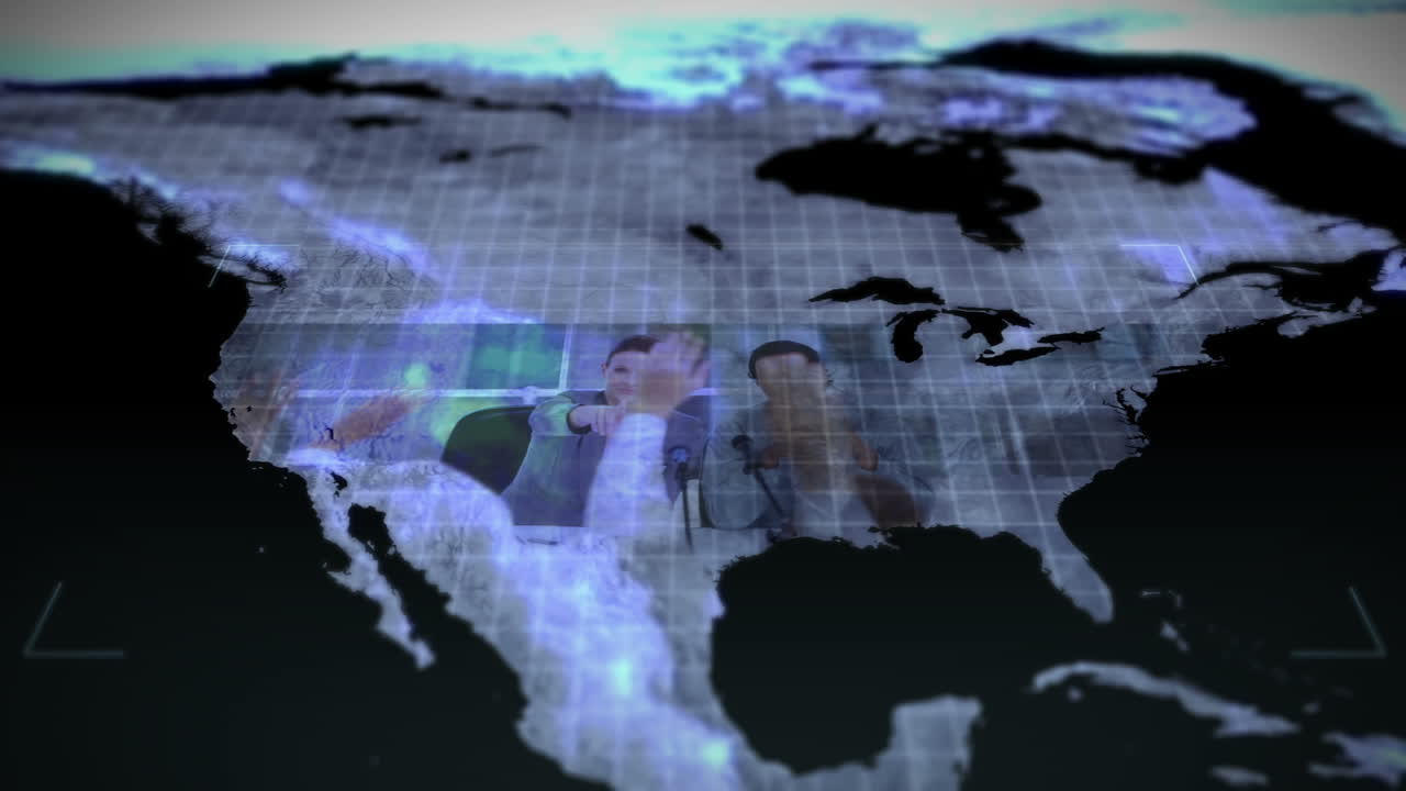 red internacional con una imagen de la tierra cortesía de nasa.org