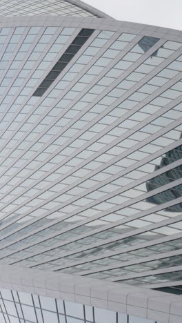 modern skyscraper facade detail