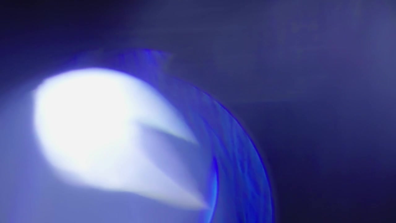 Vazamento de Luz Abstrato Azul e Roxo com Reflexo de Lente Dinâmico