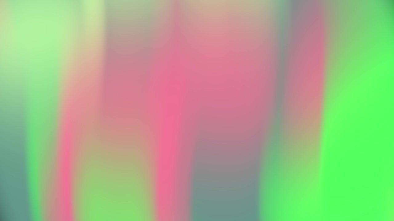 Vibrant Abstract Gradient Background with Shifting Green and Pink Colors