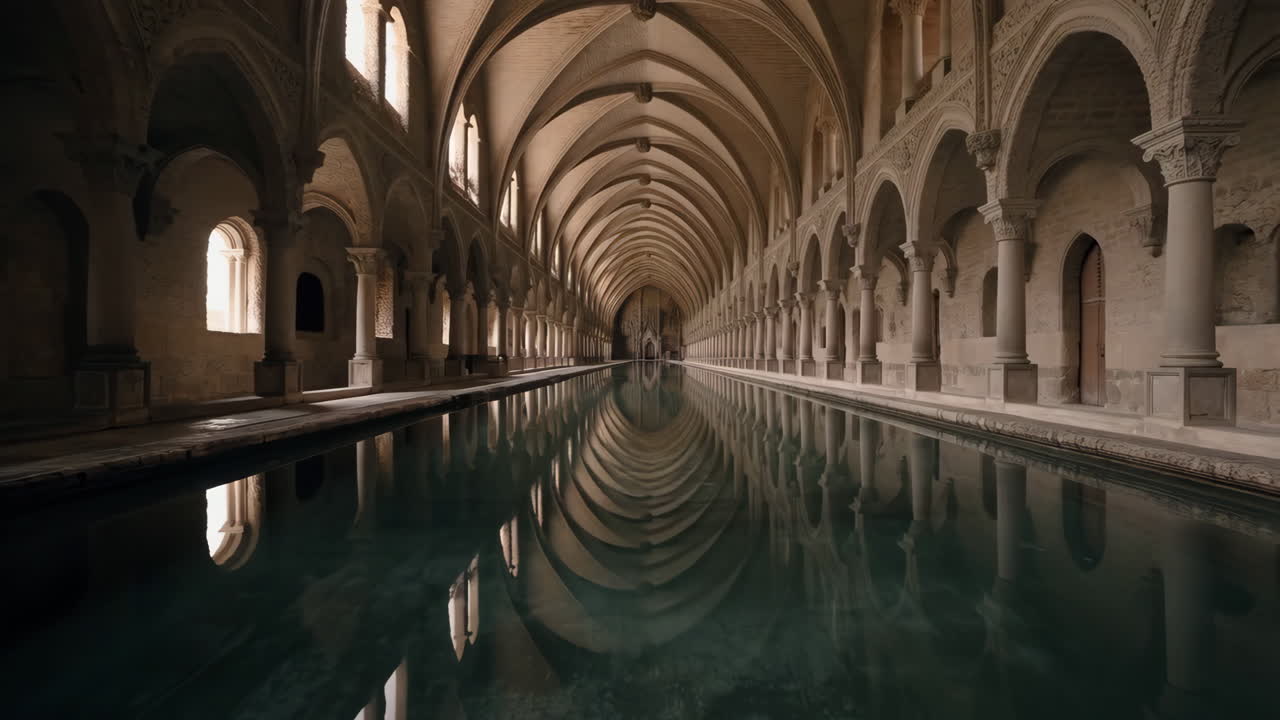 Refleksjon av klosterarkitektur