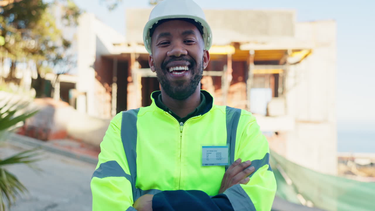 Retrato de un trabajador de la construcción