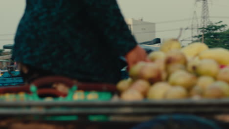 fruit vendor on a boat