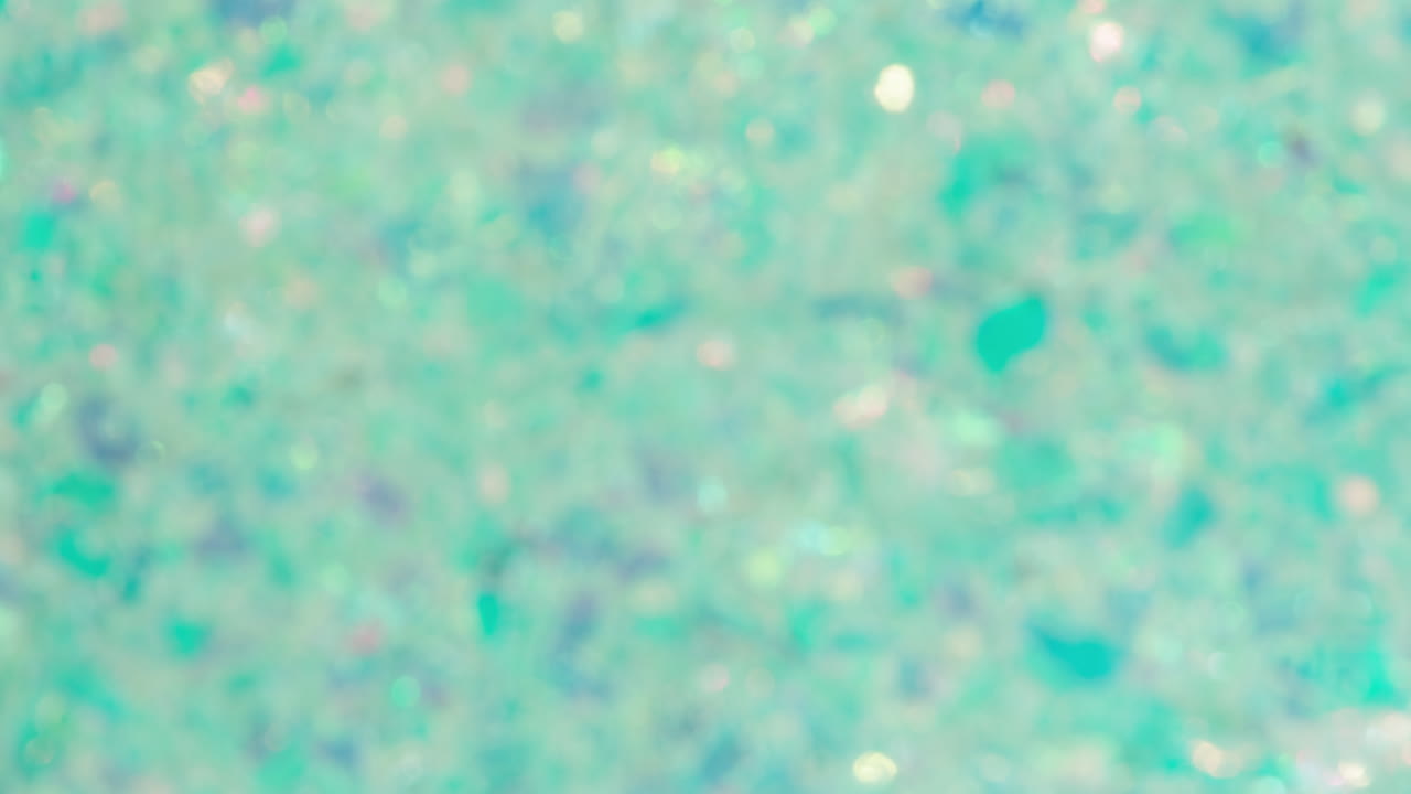 Blurred Teal Glitter Background