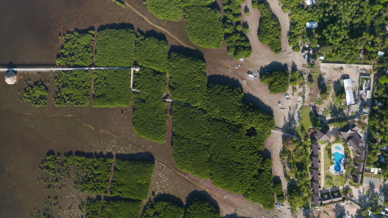 antena de villas zen del norte en la isla de panglao, bohol, filipinas