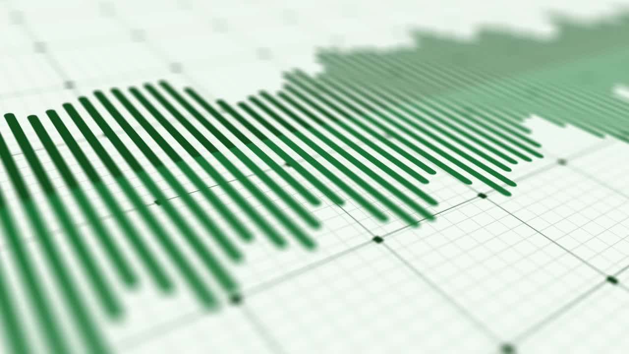 Business And Finance Growth Infographic Bar Graph Or Chart Animation