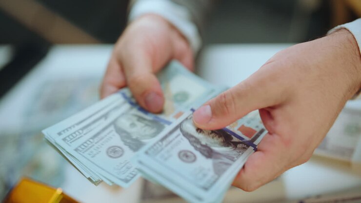 Counting stacks of US dollars