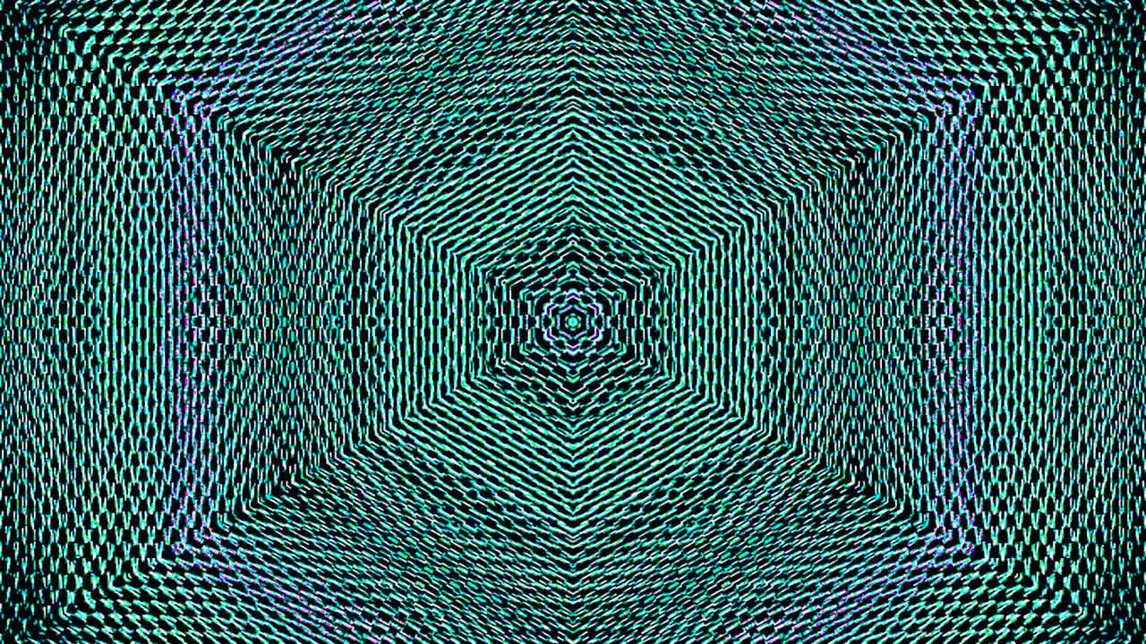 líneas brillantes que establecen el movimiento de la onda, coloridas, sobre un fondo negro