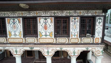 colorful motifs on alaca mosque