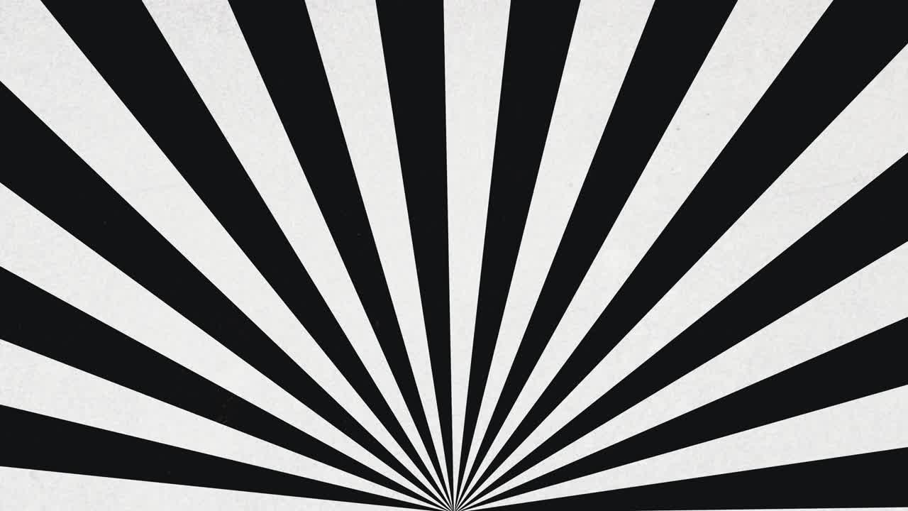 rayas sunburst retro movimiento giratorio de fondo animación 4k video de stock