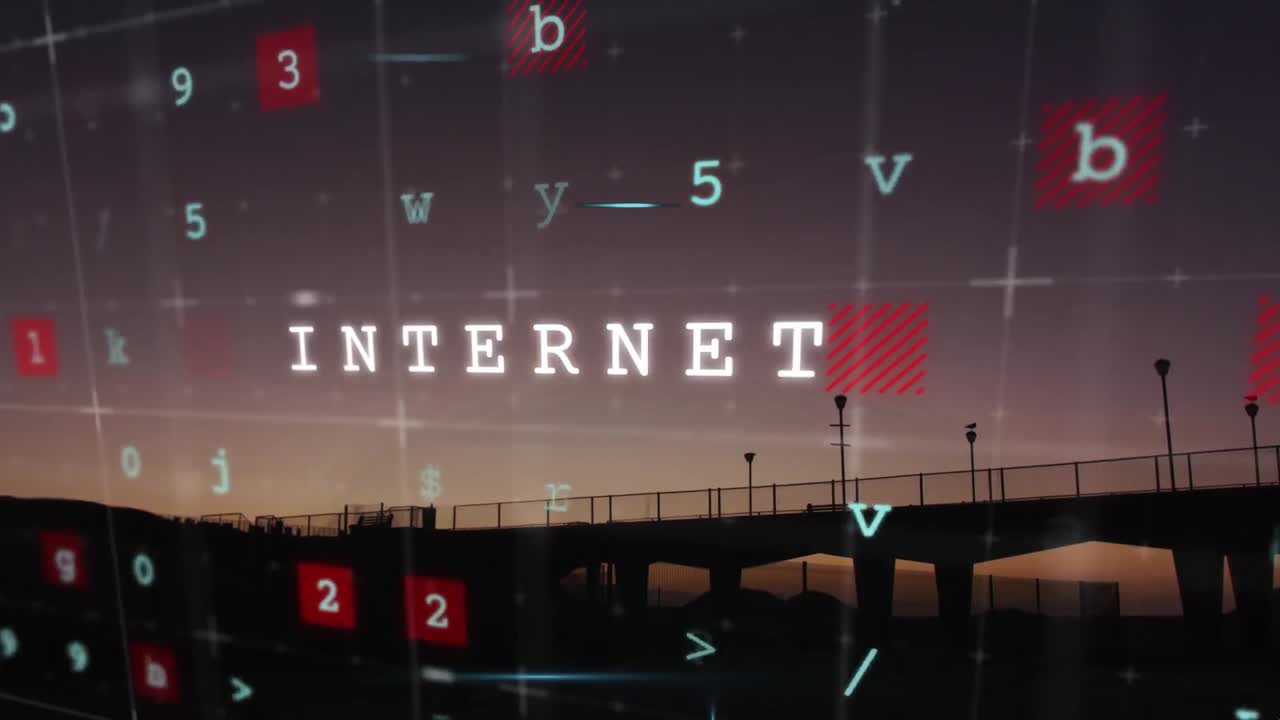 그리드 및 인터넷 텍스트의 애니메이션