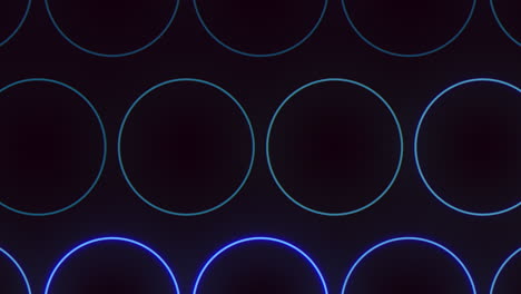 Mesmerizing-black-and-blue-circular-pattern-with-array-of-circles