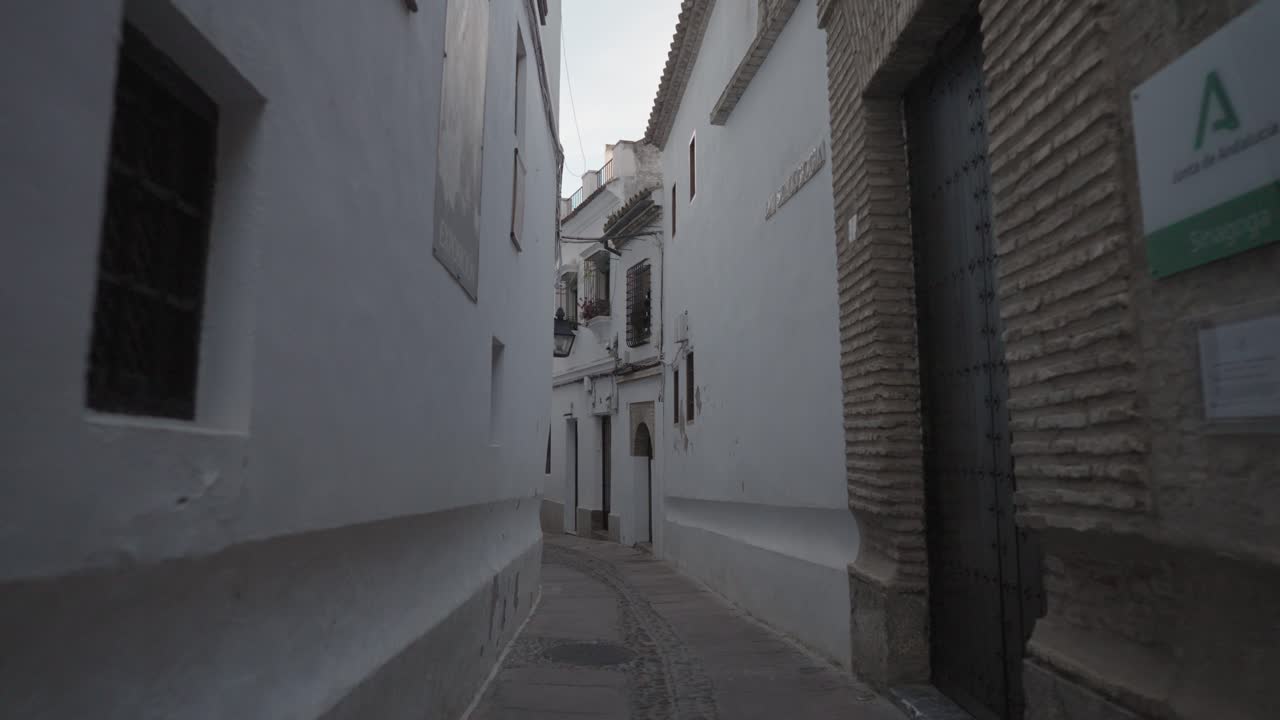 Narrow Alleyway in an Old Town