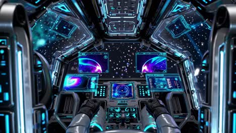 spaceship cockpit interior