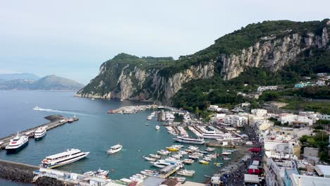 beautiful landscape of capri, italy