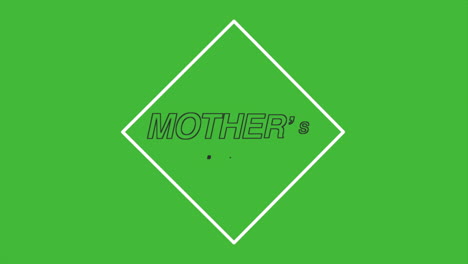 Muttertagstext-Im-Rahmen-Auf-Modegrünem-Farbverlauf