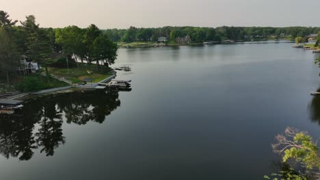 mona lake from the dip on forest park