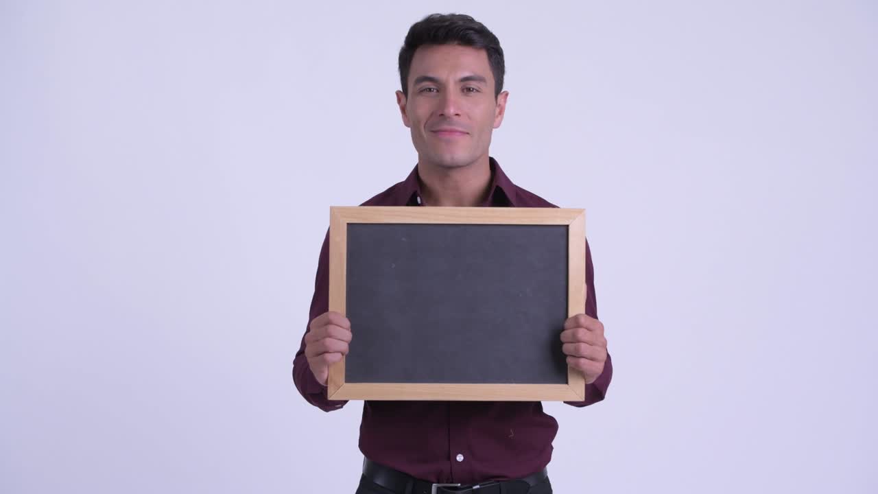 젊은 잘생긴 히스패닉 사업가